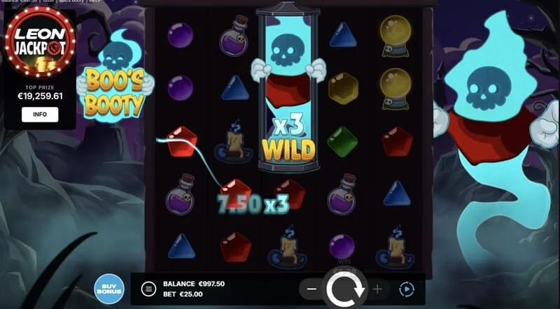Boo's Booty - gain dans le jeu de base avec un symbole Expanding